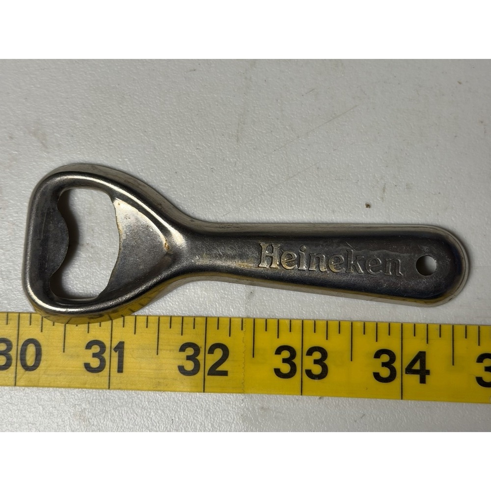 Vintage Bottle Opener Heineken Metal Beer Soda Advertising Bar